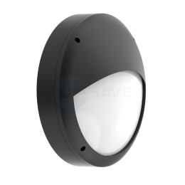 18W Round Microwave Sensor Die-cast Half Moon LED Bulkhead Light